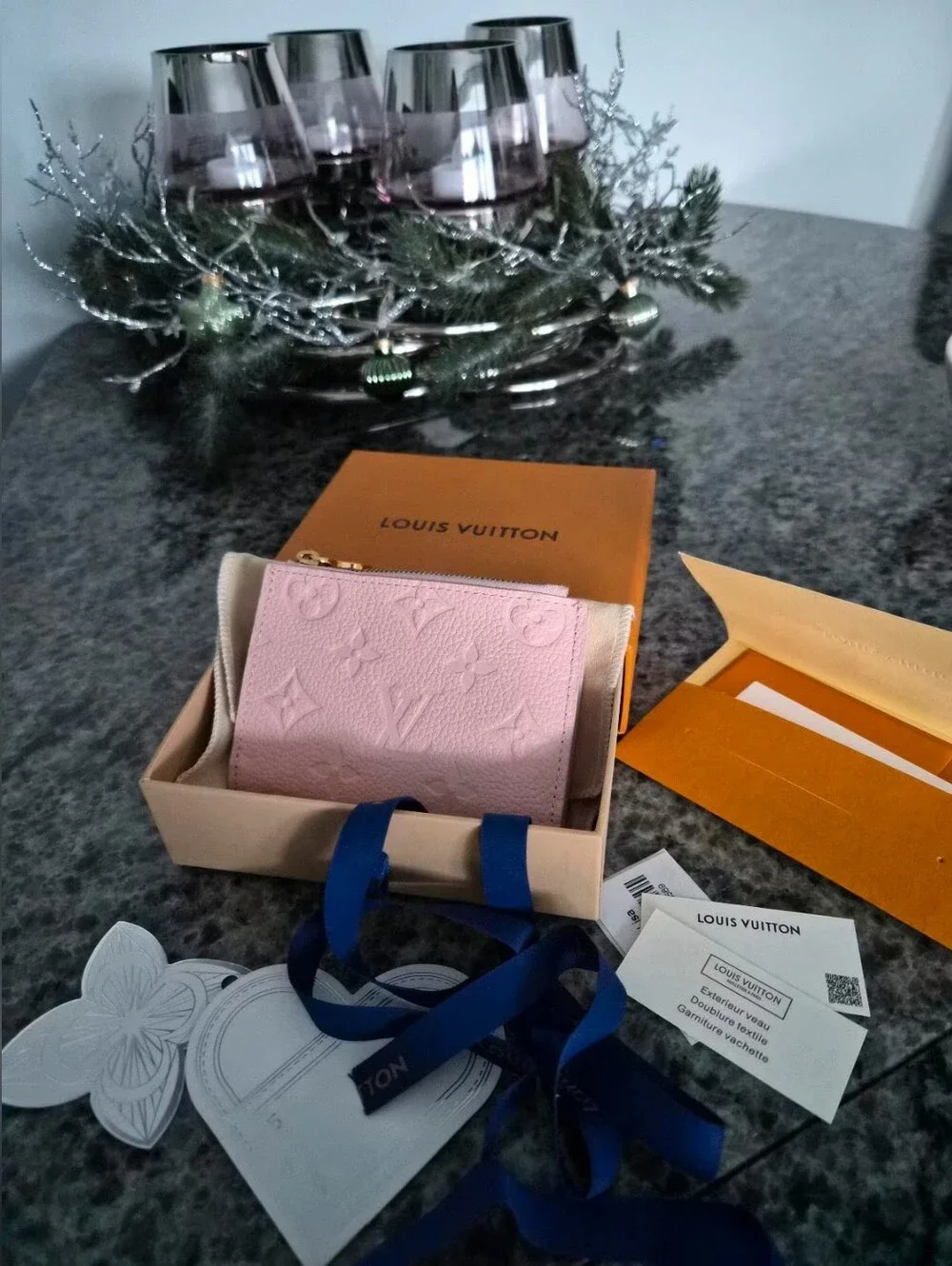 Louis Vuitton Pink Lisa Wallet